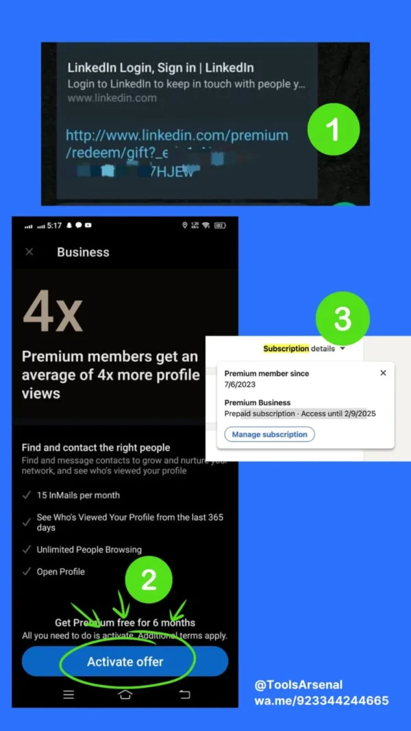 Linkedin Premium Business 6/12 Months Plan - Image 2