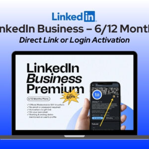 LinkedIn Premium Business – 6 or 12 Months Plan