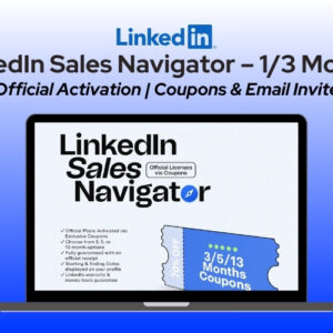 LinkedIn Sales Navigator – 1/3/5/13 Month Plans