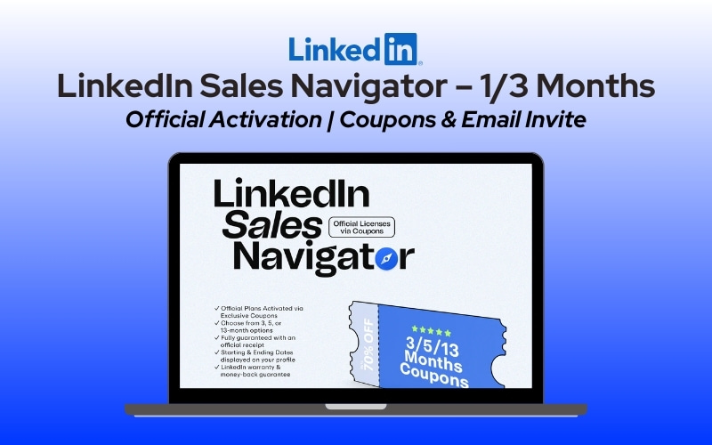 LinkedIn Sales Navigator – 1/3/5/13 Month Plans