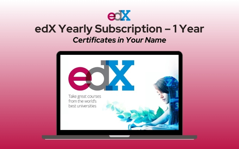 edX Yearly Subscription – 1 Year (On Your Own Email)