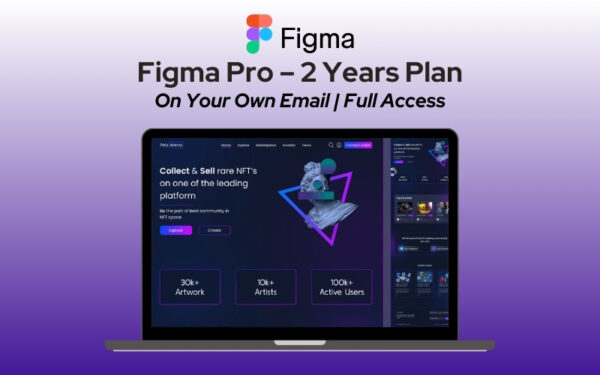 Figma Pro – 2 Year Subscription (On Your Own Email)